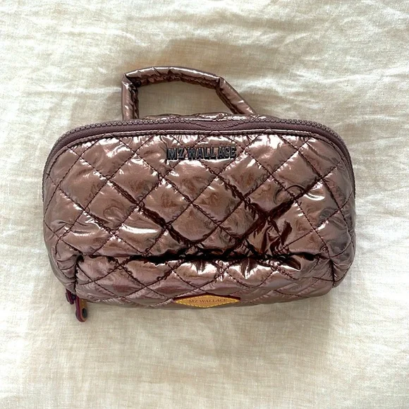 MZ Wallace Copper Metallic Lacquer Metro Accordion Coametic - Picture 7 of 9